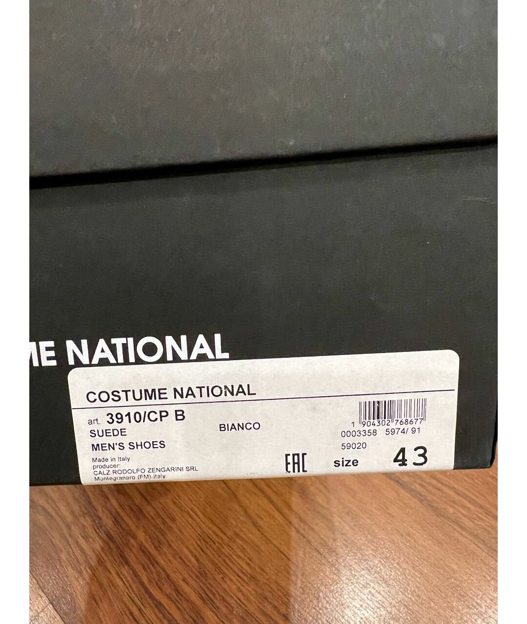 COSTUME NATIONAL Белые кожаные низкие кроссовки / кеды, фото 5
