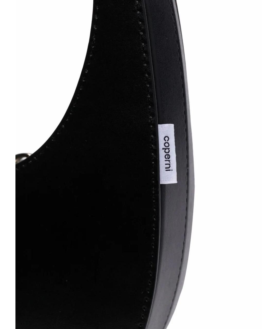 COPERNI Черная кожаная сумка с короткими ручками, фото 5