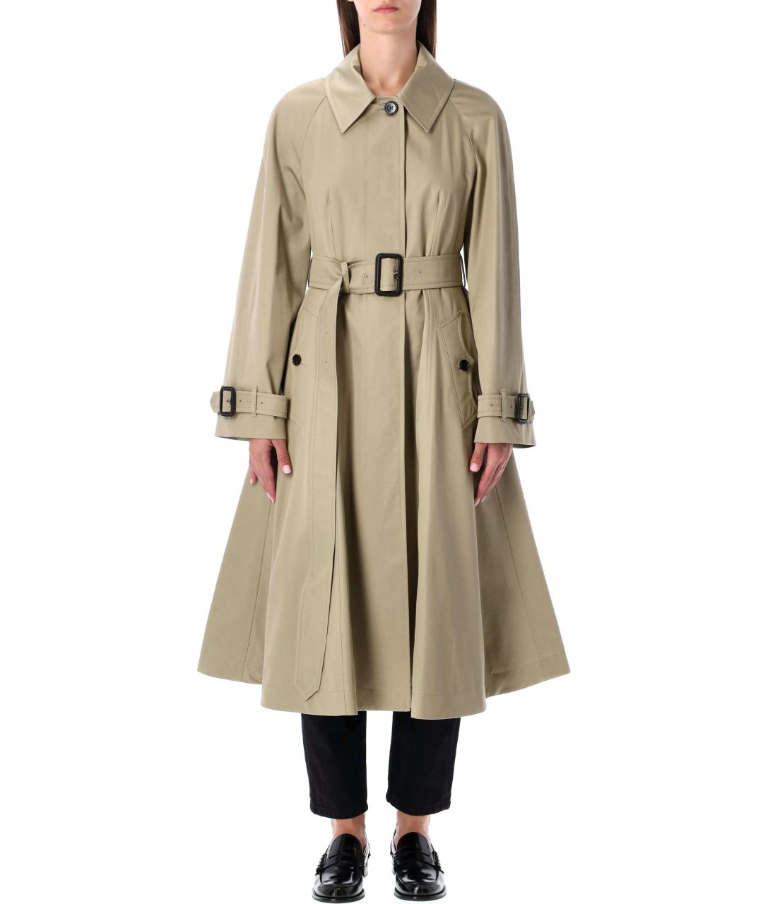 BURBERRY Бежевый хлопковый тренч/плащ, фото 2