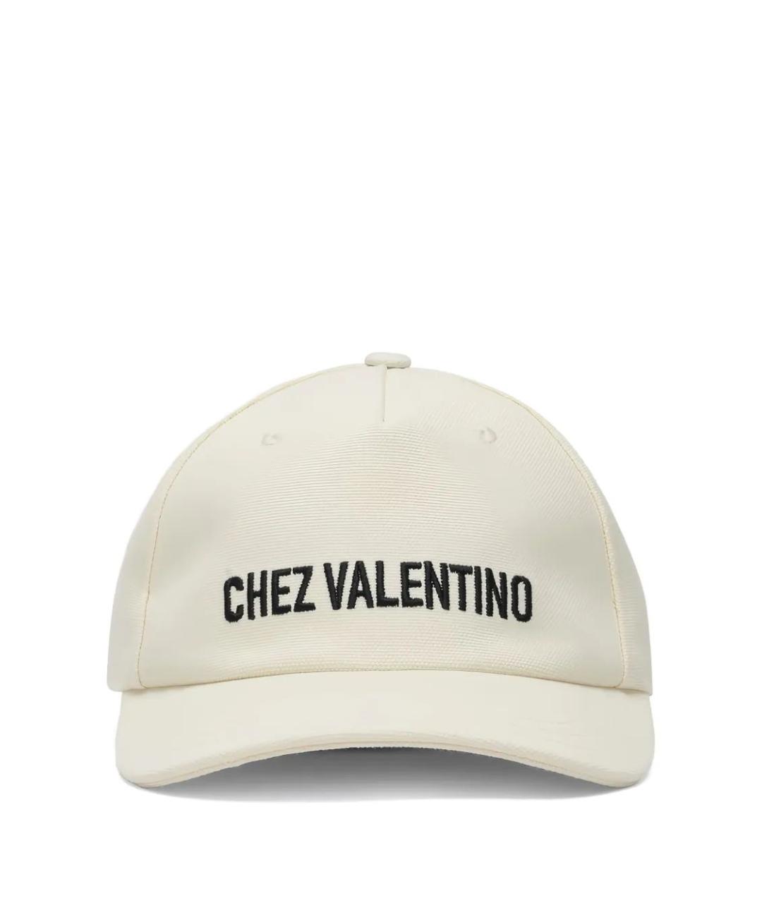 VALENTINO Бежевая хлопковая кепка/бейсболка, фото 1