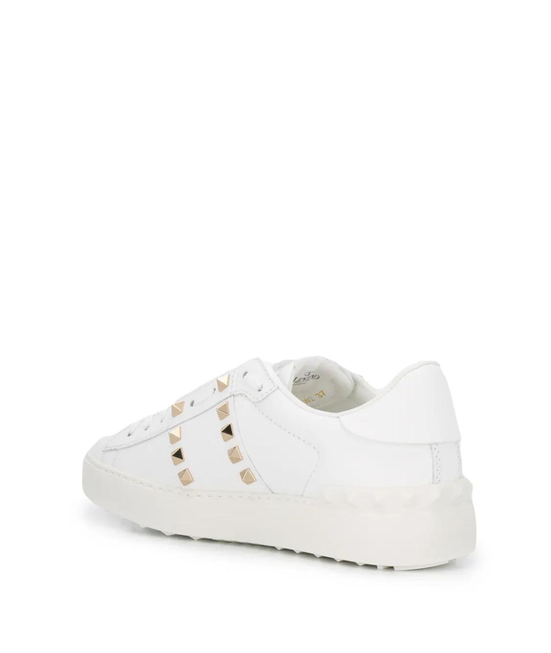 VALENTINO Белые кожаные кроссовки, фото 3