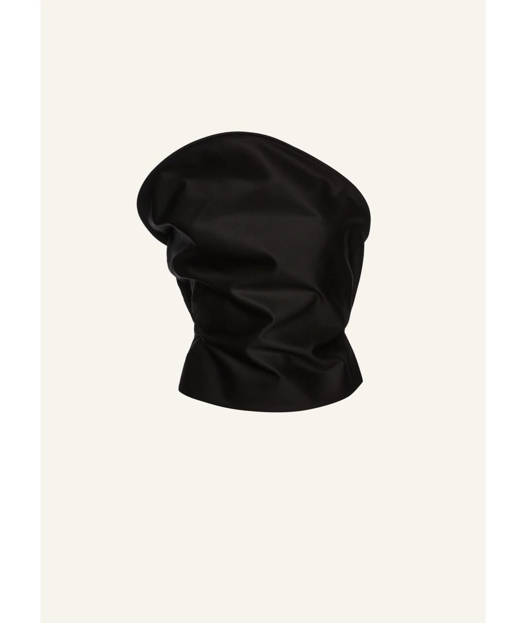 MAGDA BUTRYM Черный хлопковый корсет, фото 4