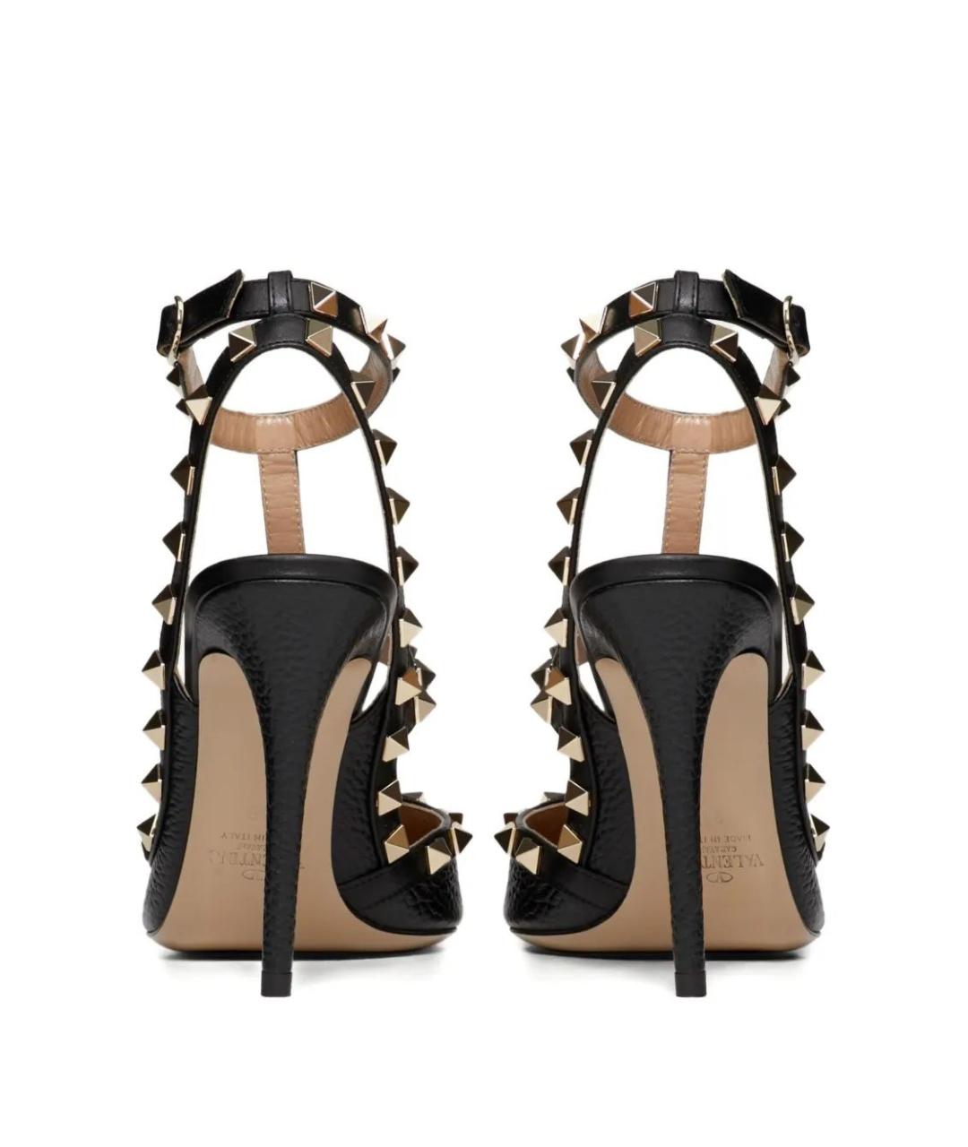 VALENTINO Черные кожаные туфли, фото 3