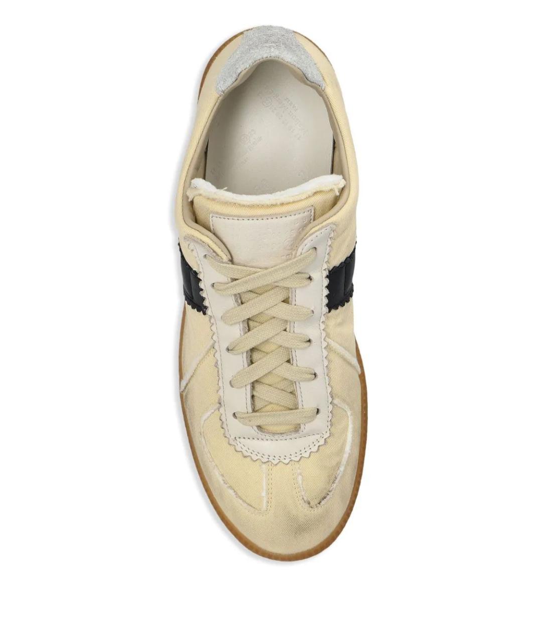 MAISON MARGIELA Мульти кожаные кроссовки, фото 4