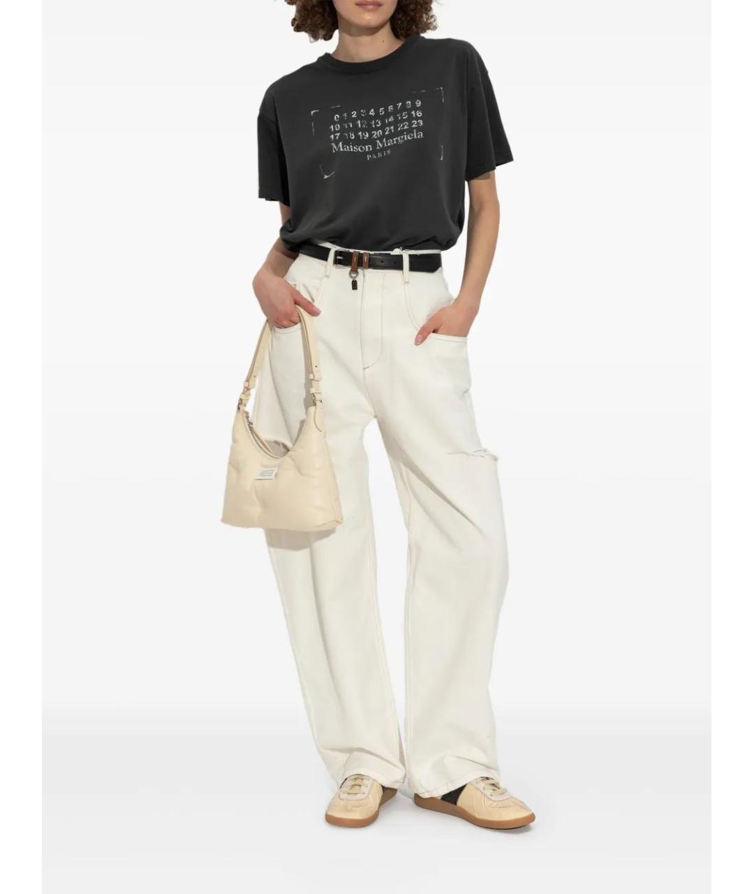 MAISON MARGIELA Мульти кожаные кроссовки, фото 5