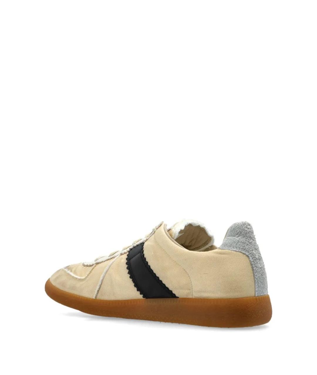 MAISON MARGIELA Мульти кожаные кроссовки, фото 3