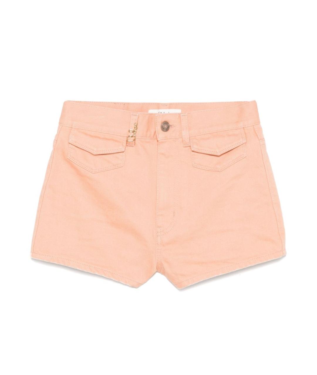 CHLOE Розовые хлопковые шорты, фото 1