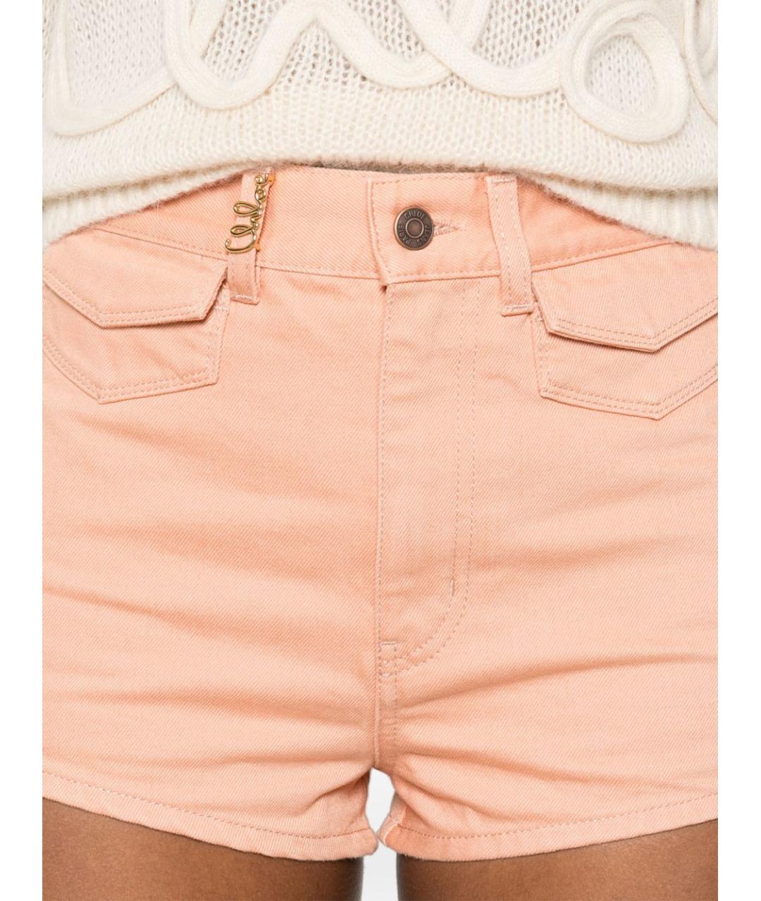 CHLOE Розовые хлопковые шорты, фото 4