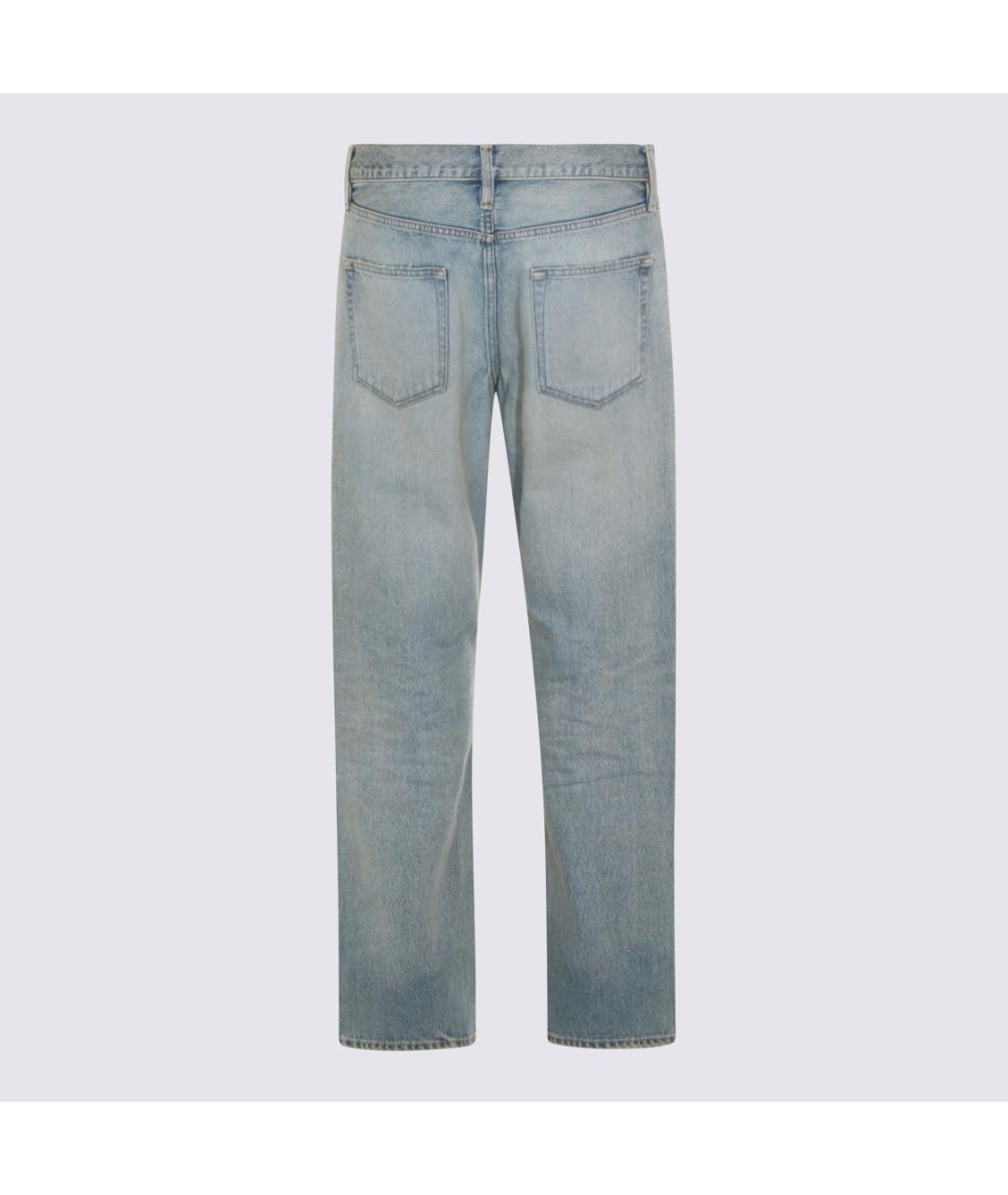 FEAR OF GOD Голубые хлопковые прямые джинсы, фото 2