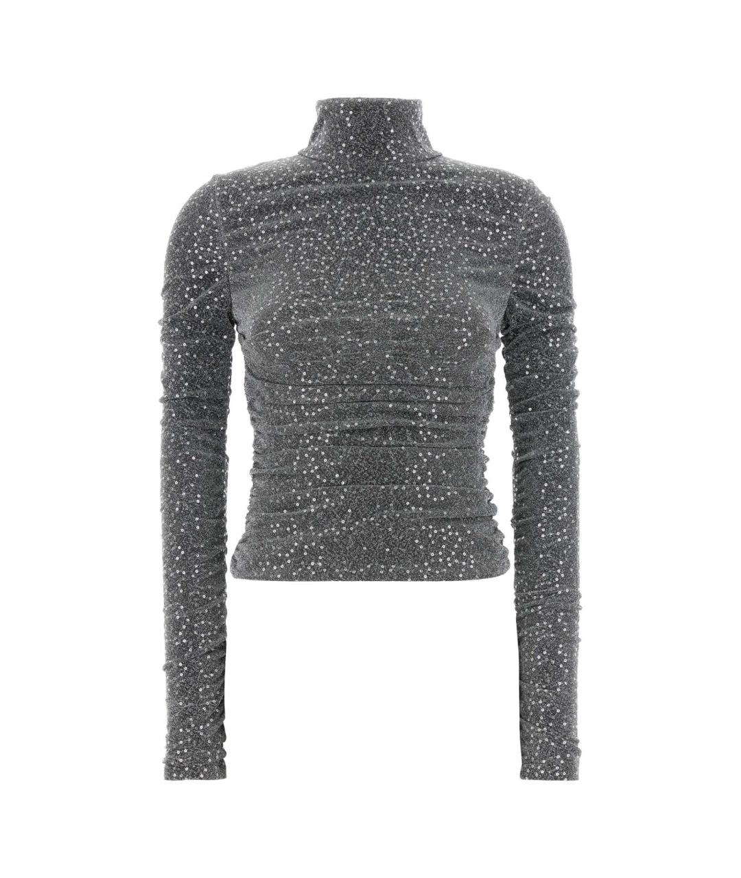 DOLCE&GABBANA Серая полиэстеровая блузы, фото 1