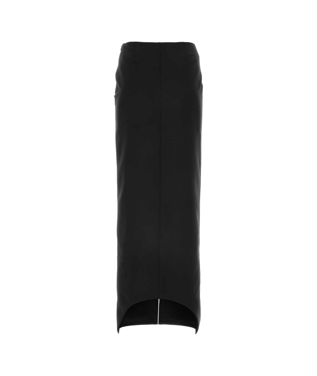 GIVENCHY Черная шерстяная юбка миди, фото 1