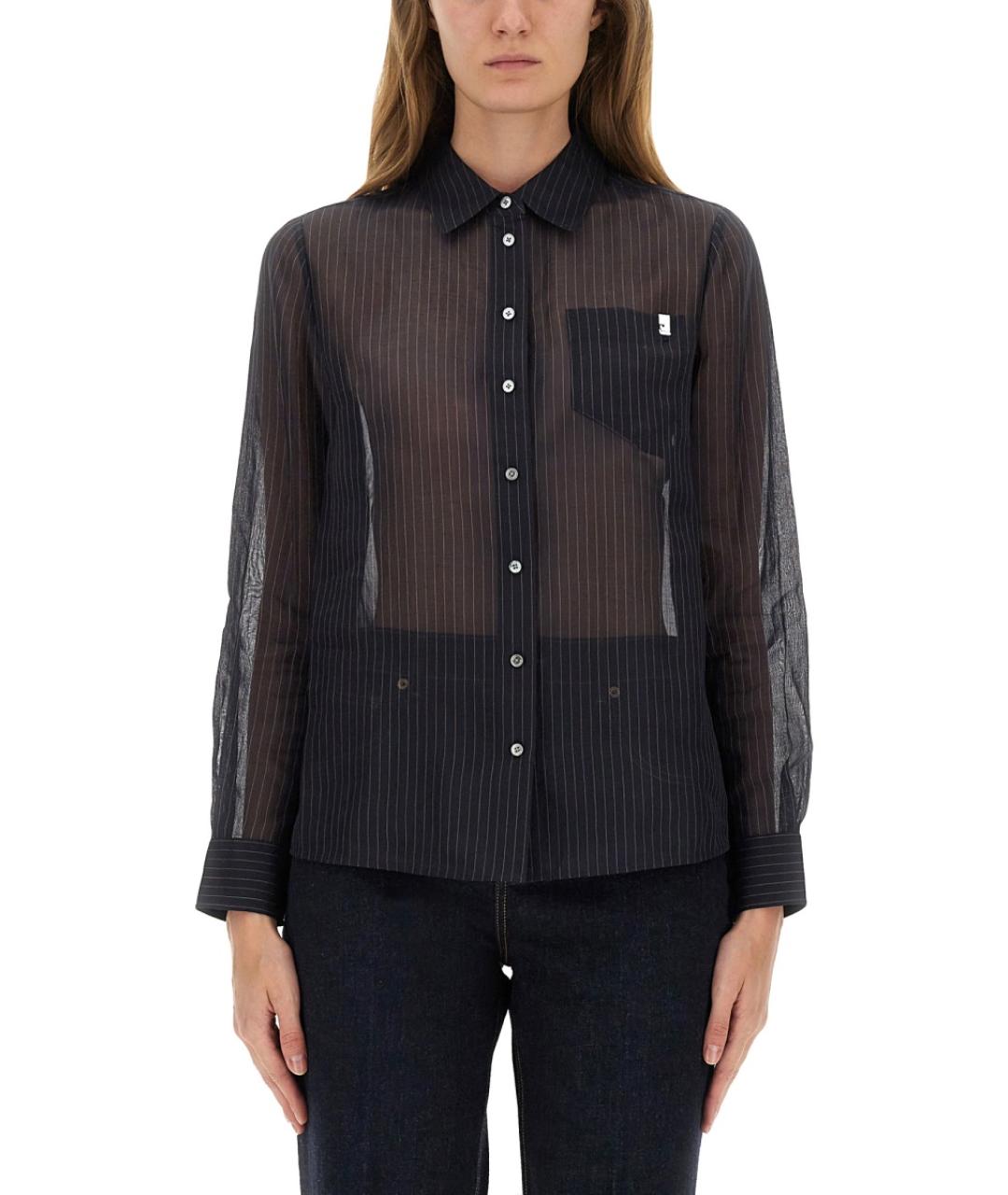 TORY BURCH Синяя хлопковая рубашка, фото 5