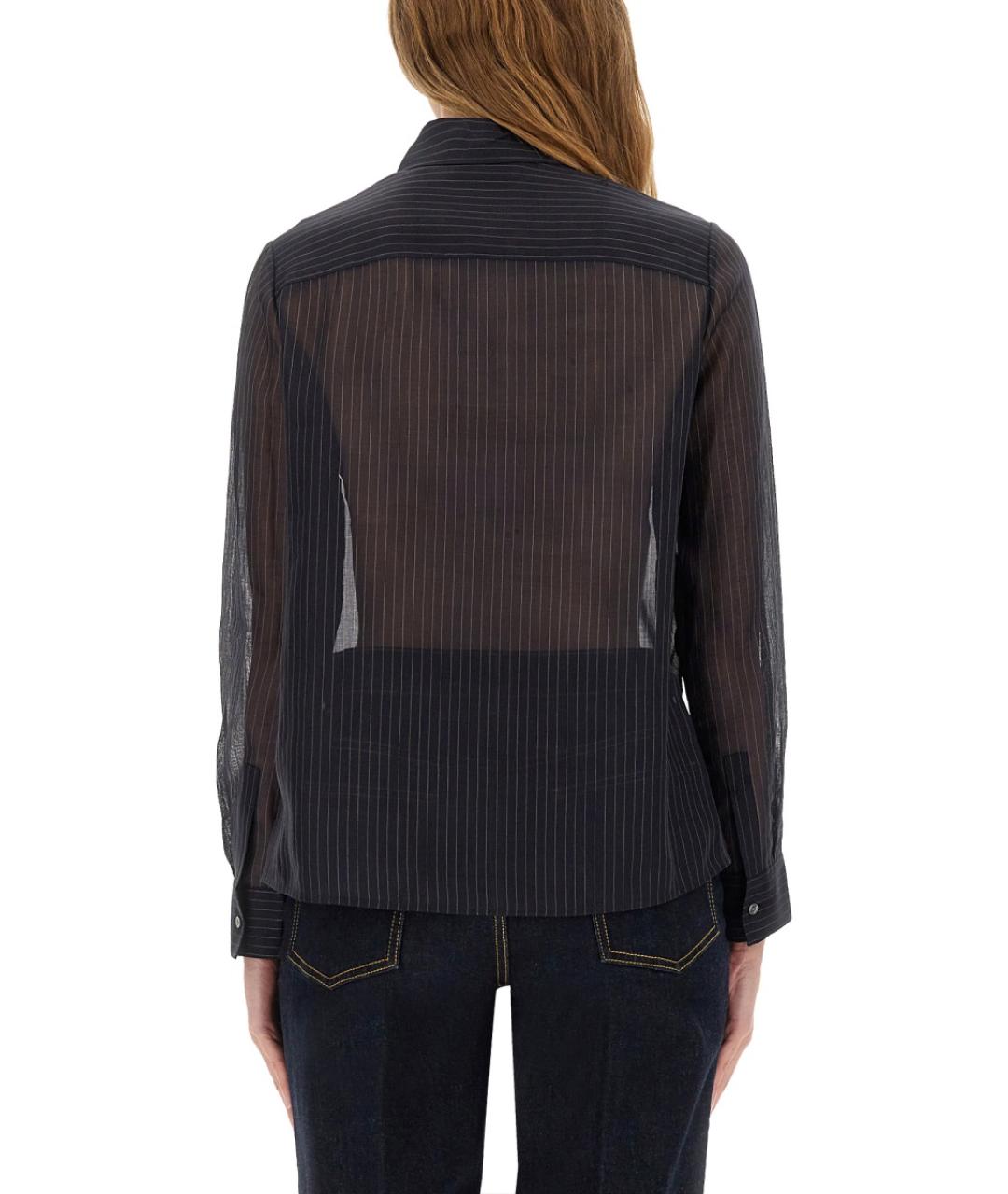 TORY BURCH Синяя хлопковая рубашка, фото 3