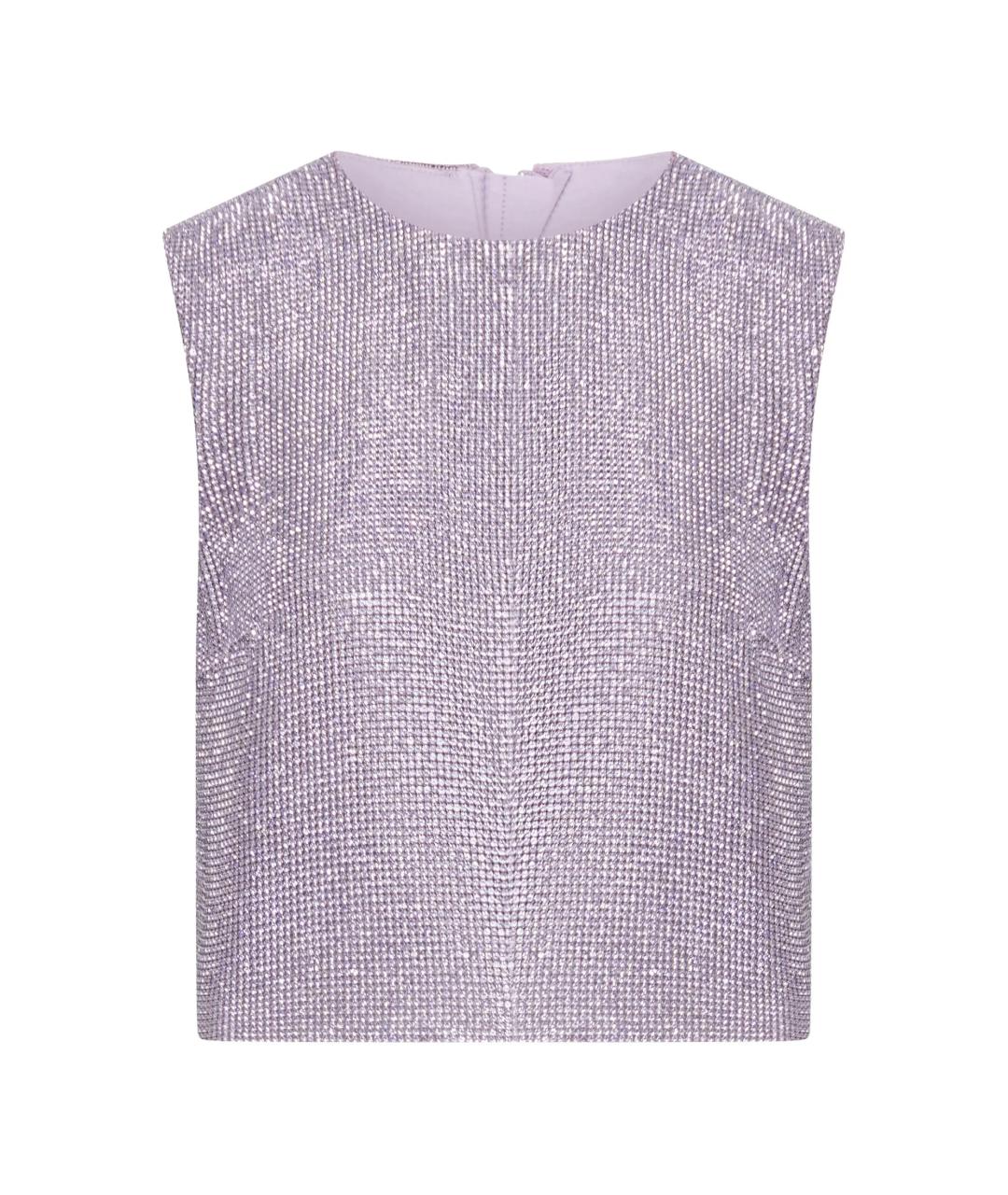 SELF-PORTRAIT Фиолетовая полиэстеровая майка, фото 1