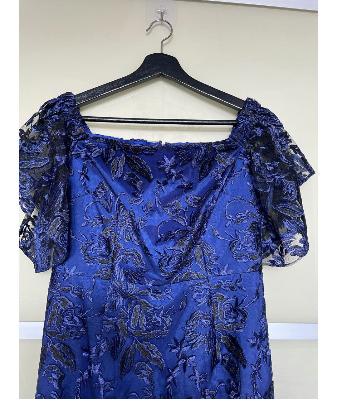 TRINA TURK Синее полиэстеровое коктейльное платье, фото 3