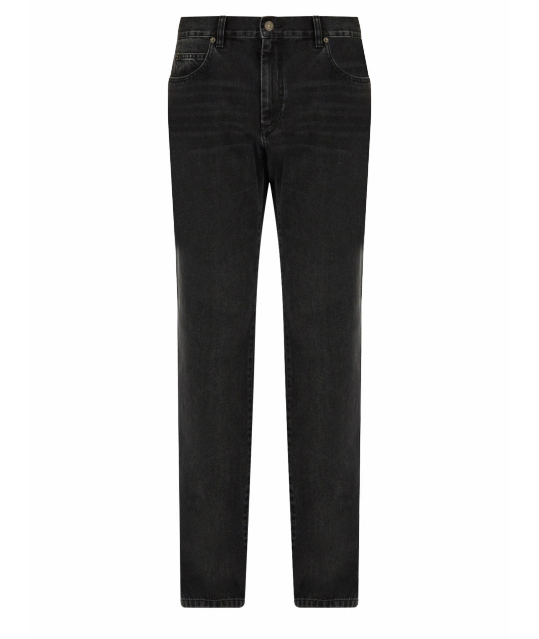 ISABEL MARANT Черные хлопковые повседневные брюки, фото 1