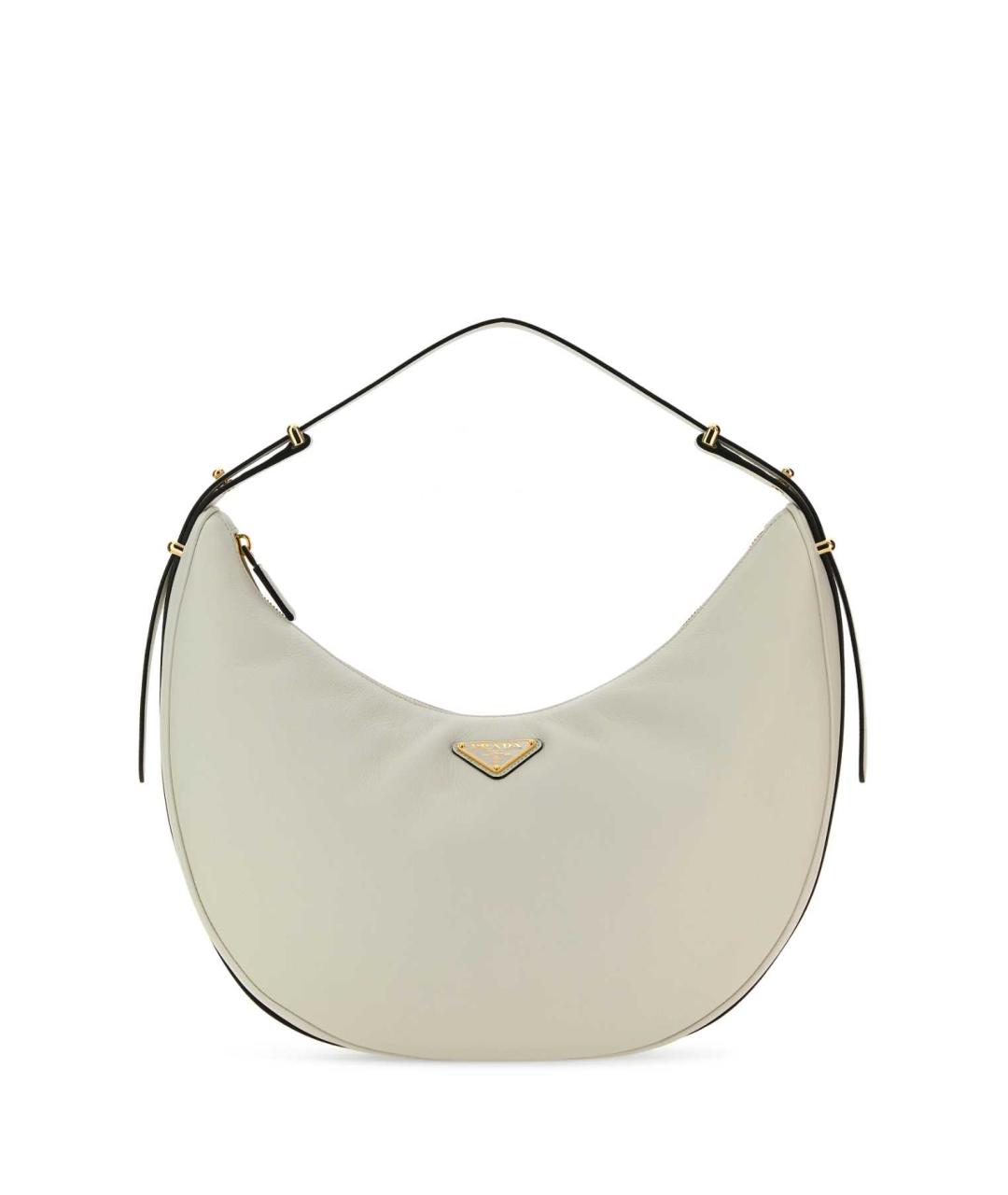 PRADA Белая кожаная сумка через плечо, фото 1