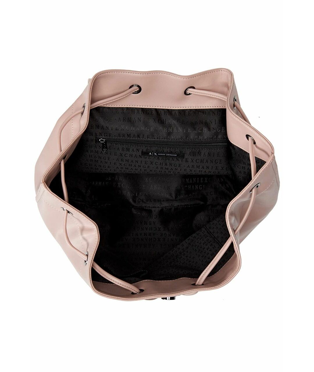 ARMANI EXCHANGE Розовый рюкзак из искусственной кожи, фото 3
