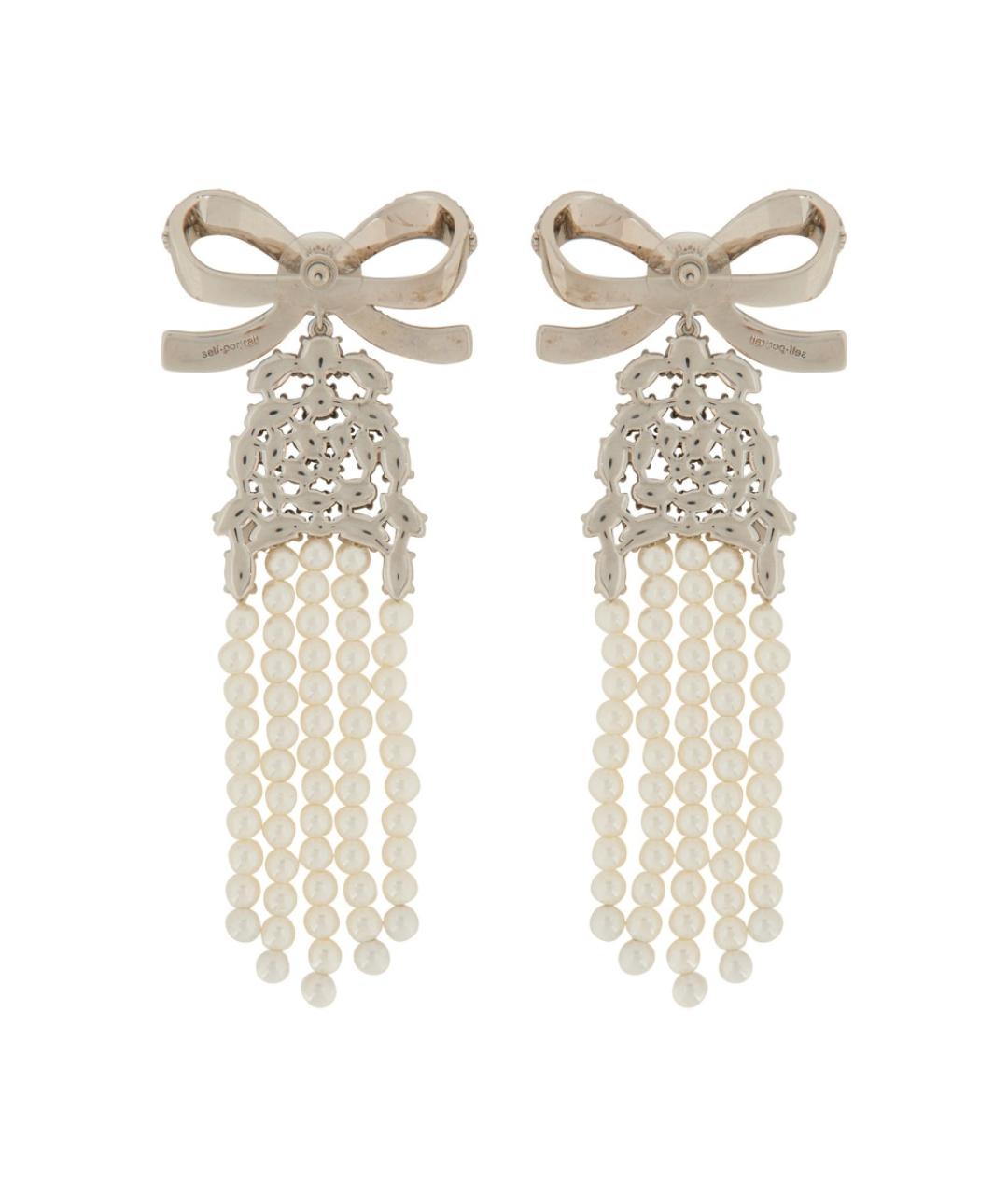 SELF-PORTRAIT Серебряные металлические серьги, фото 2