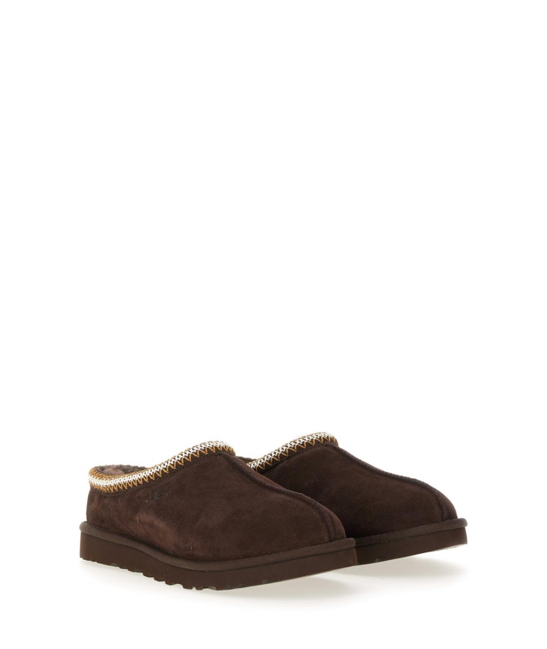UGG AUSTRALIA Коричневые кожаные сандалии, фото 3