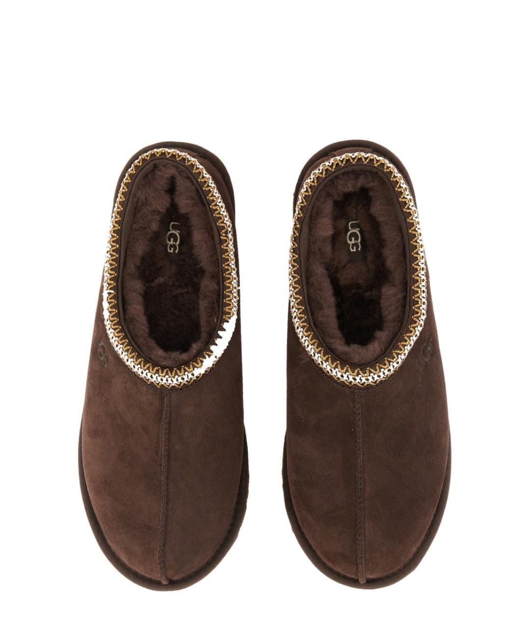 UGG AUSTRALIA Коричневые кожаные сандалии, фото 2