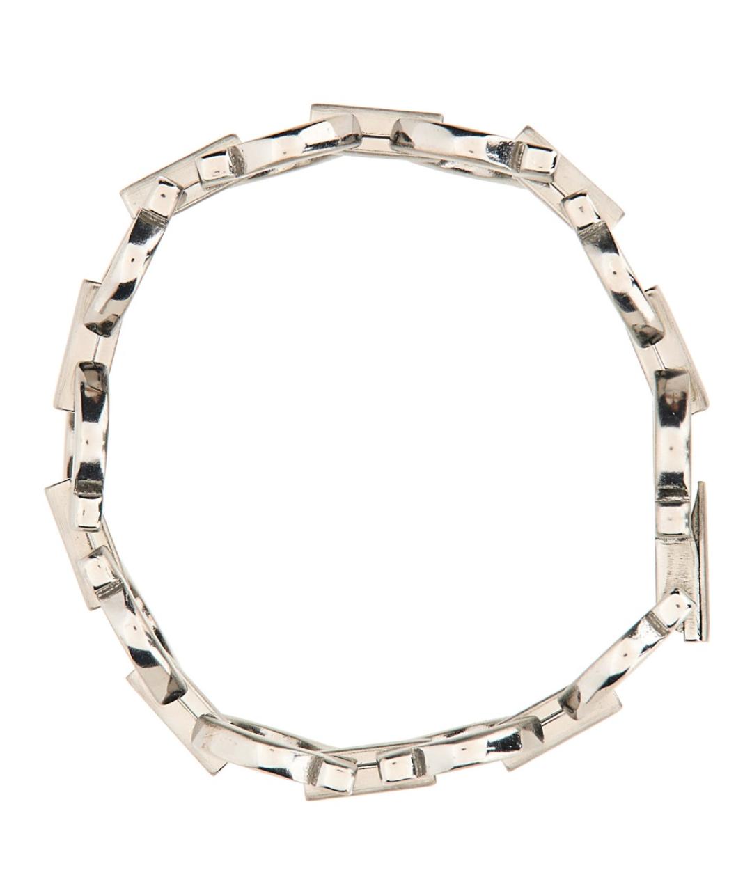 FERRAGAMO Серебрянный металлический браслет, фото 3