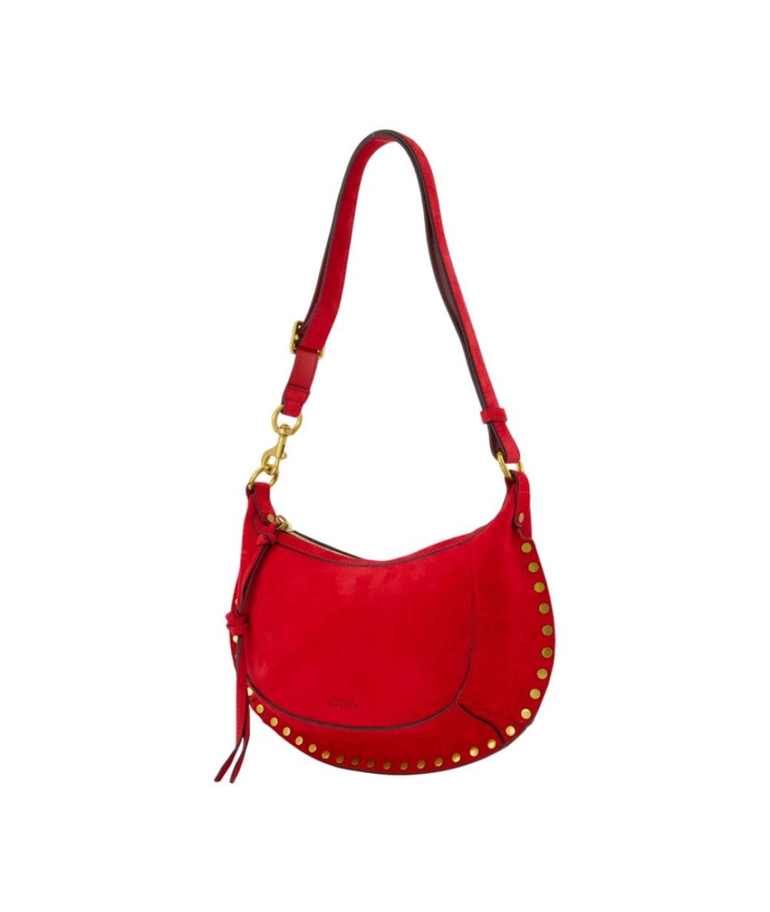 ISABEL MARANT Красная кожаная сумка через плечо, фото 2
