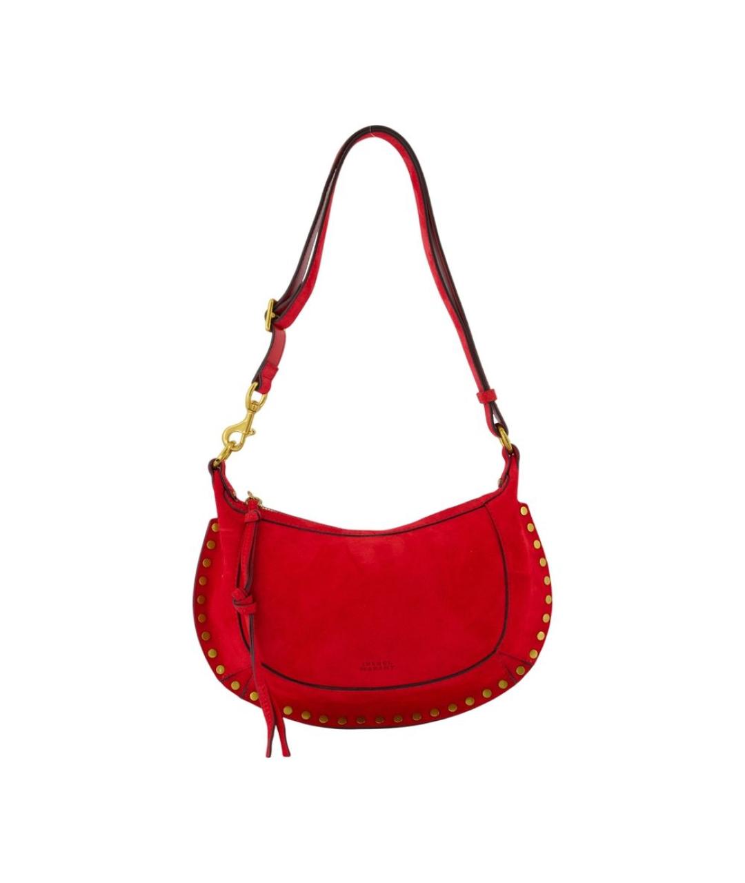 ISABEL MARANT Красная кожаная сумка через плечо, фото 1