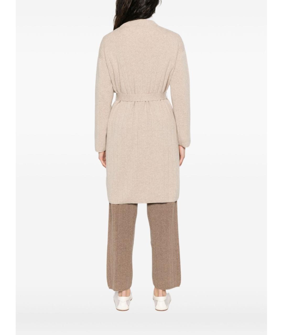 MAX MARA Бежевый кашемировый кардиган, фото 4