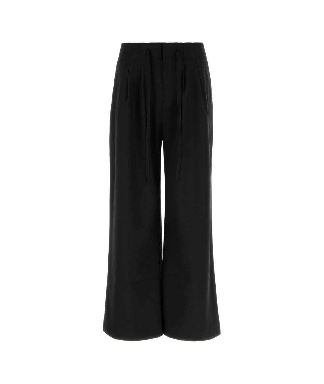 entire studios Черные хлопковые прямые брюки, фото 1