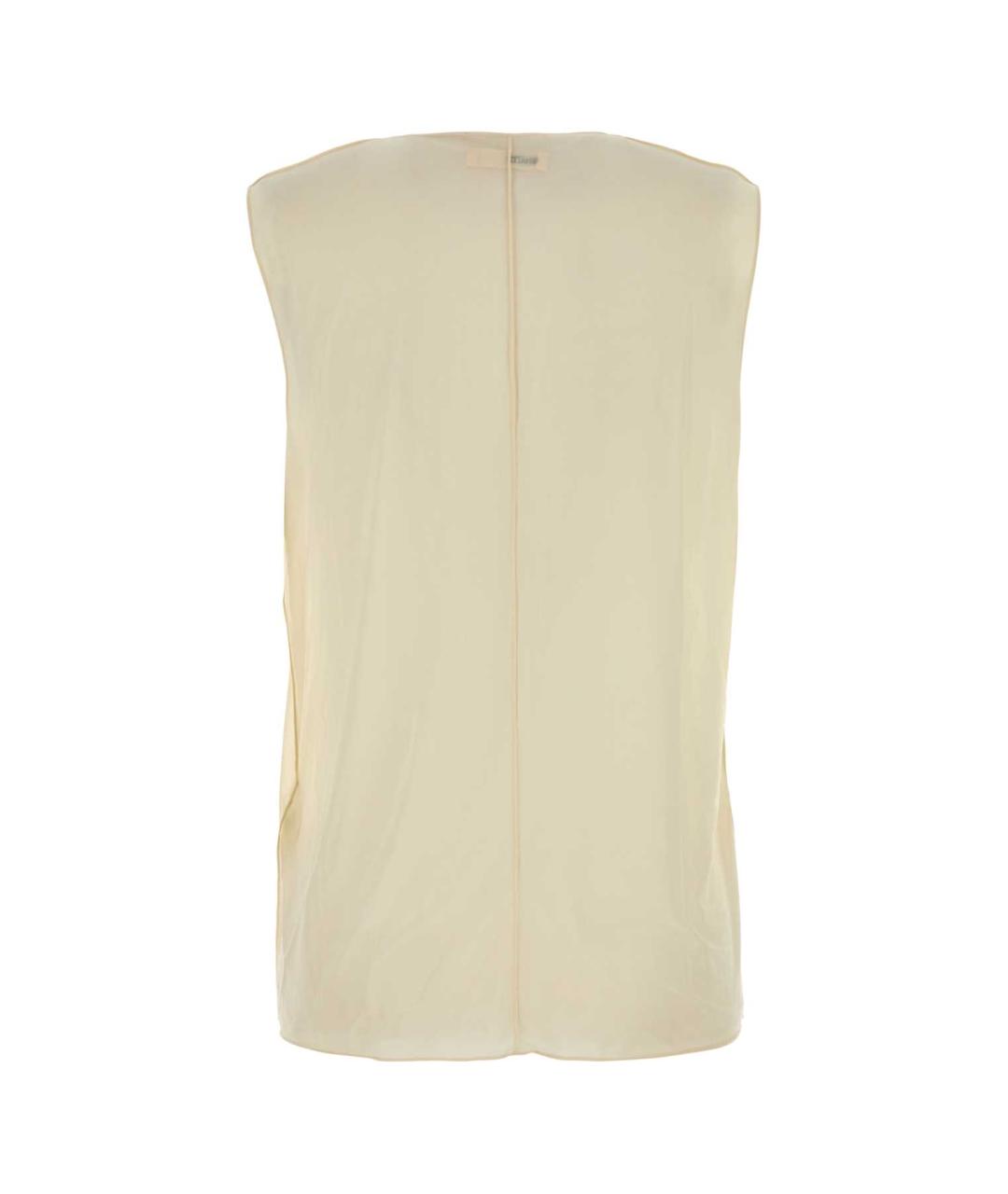 KHAITE Бежевая вискозная майка, фото 2