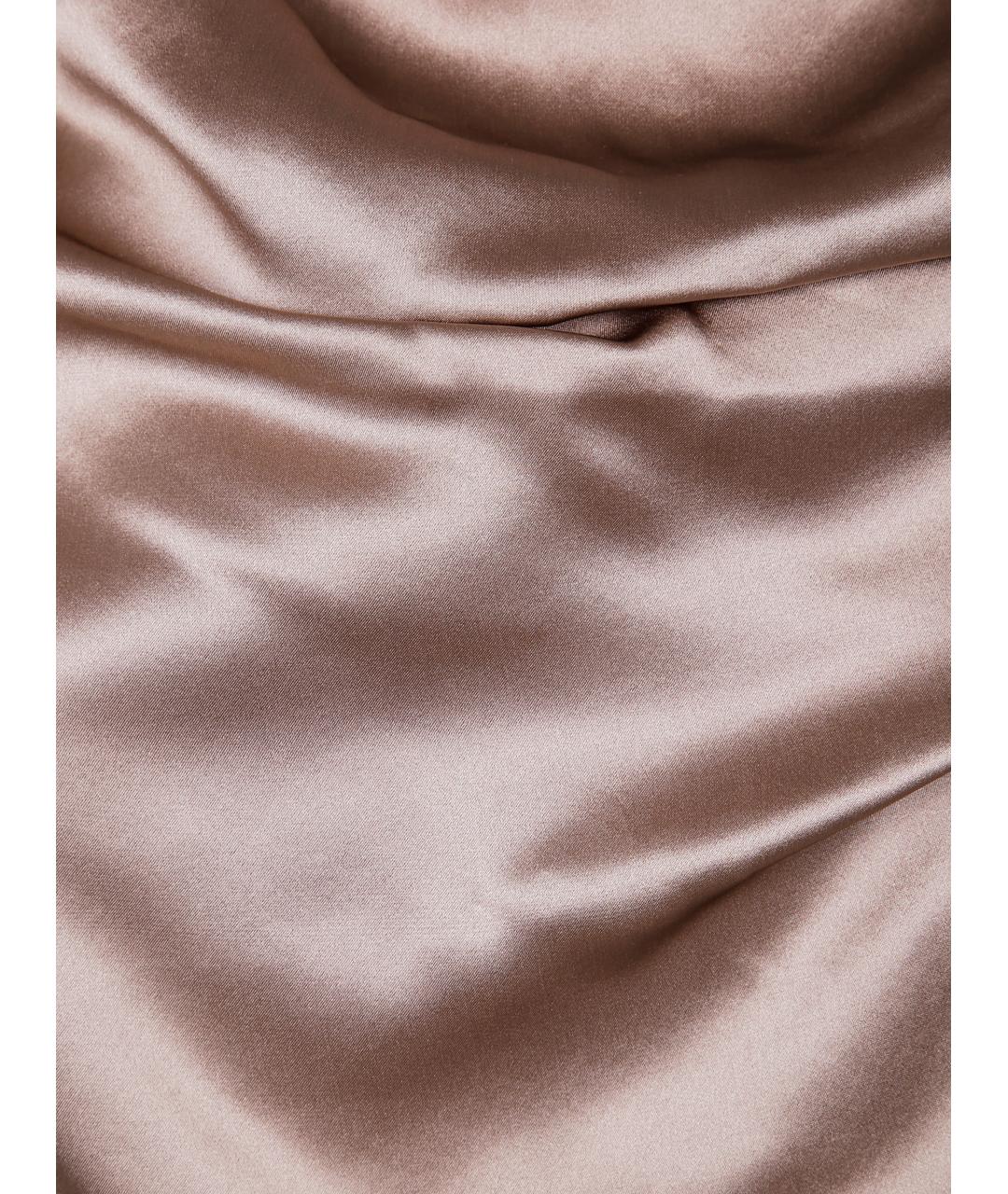 entire studios Коричневая шелковая блузы, фото 3