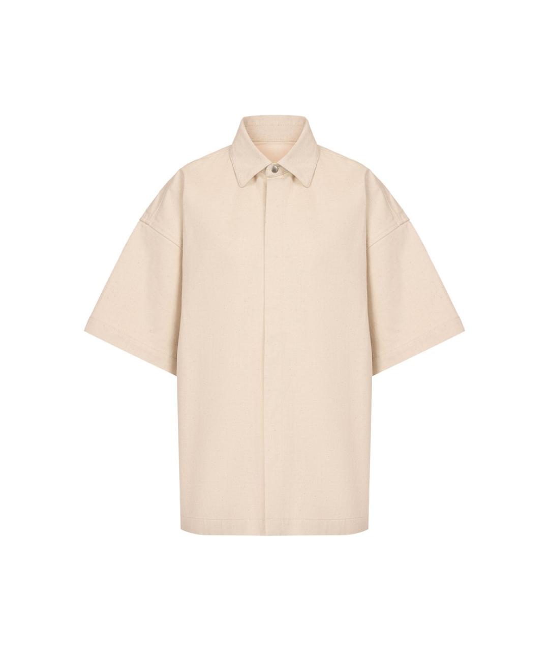 JIL SANDER Белая хлопковая рубашка, фото 1