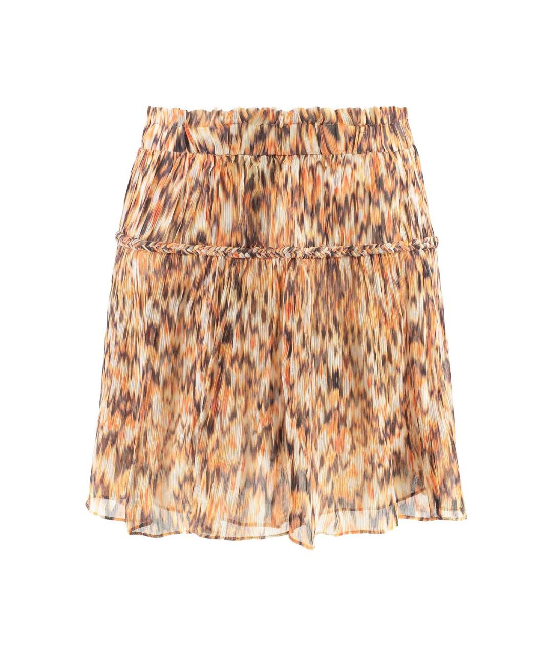 ISABEL MARANT Мульти шелковая юбка мини, фото 1