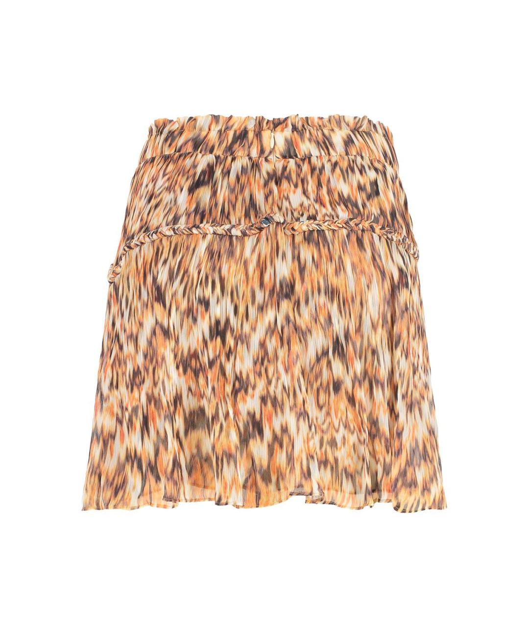 ISABEL MARANT Мульти шелковая юбка мини, фото 2