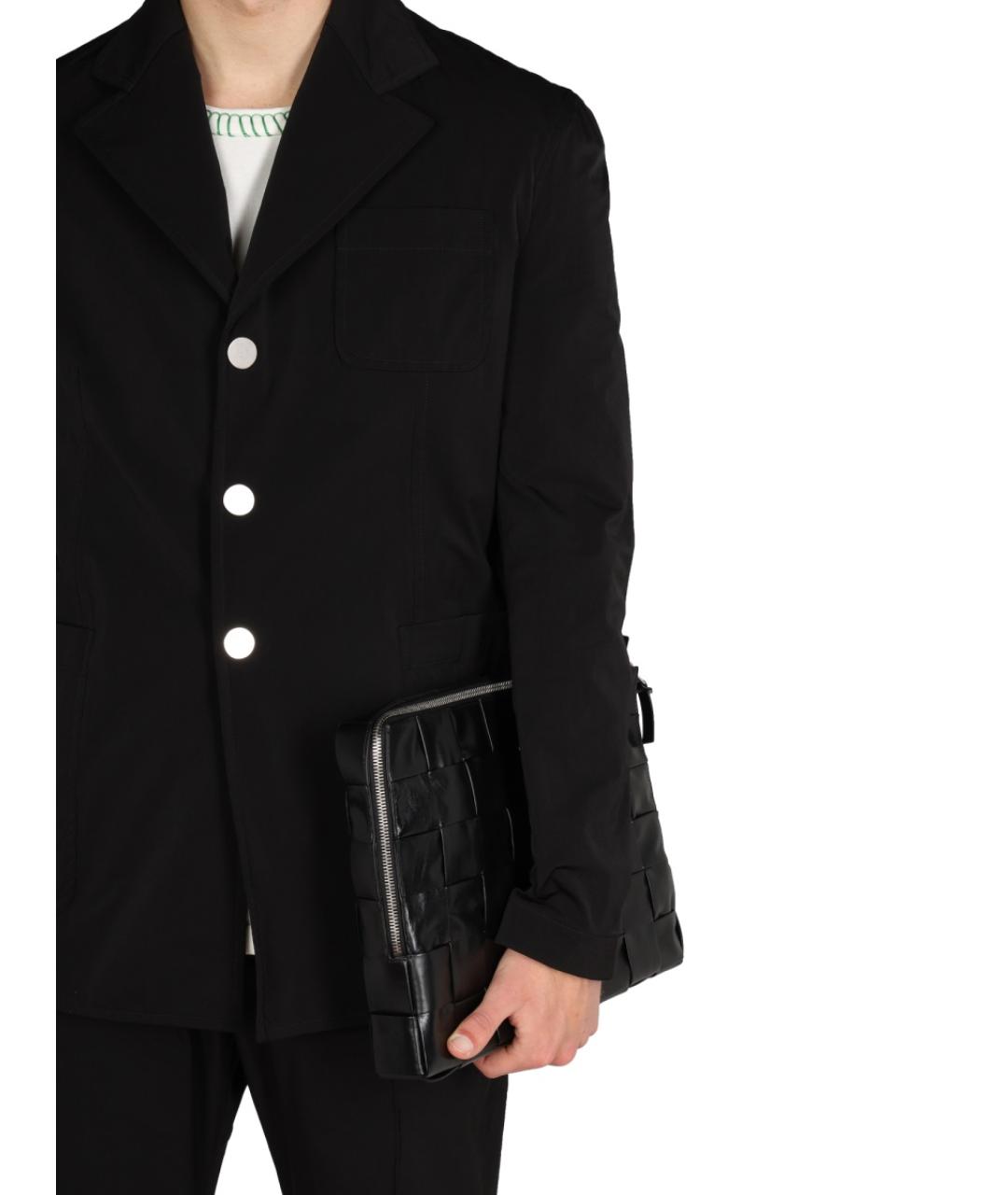 BOTTEGA VENETA Черный полиамидовый пиджак, фото 5