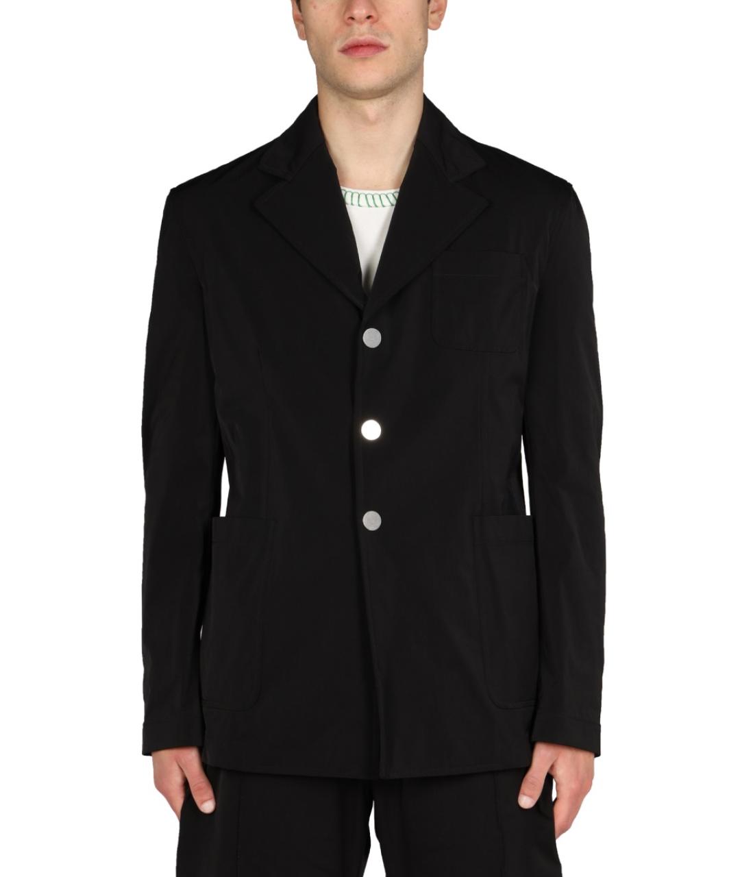 BOTTEGA VENETA Черный полиамидовый пиджак, фото 2