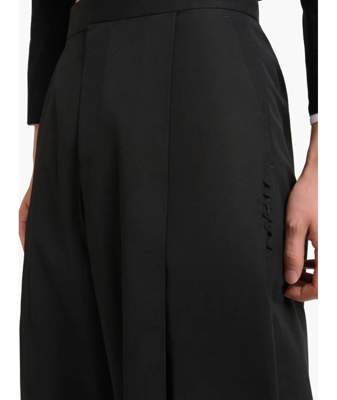 MARNI Черные хлопковые повседневные брюки, фото 2