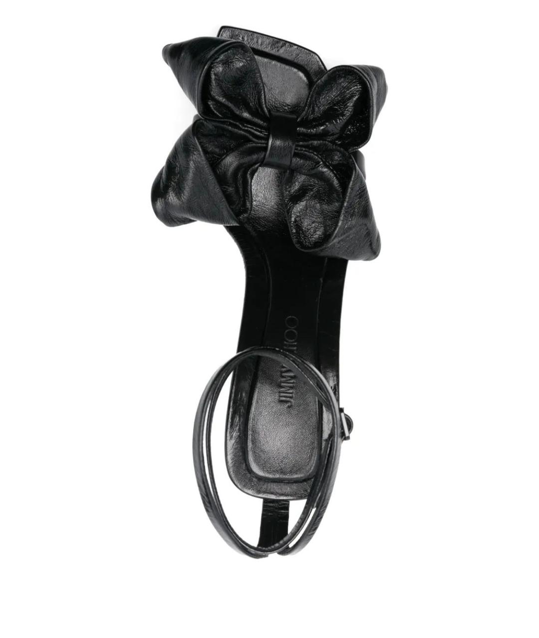 JIMMY CHOO Черные кожаные туфли, фото 4