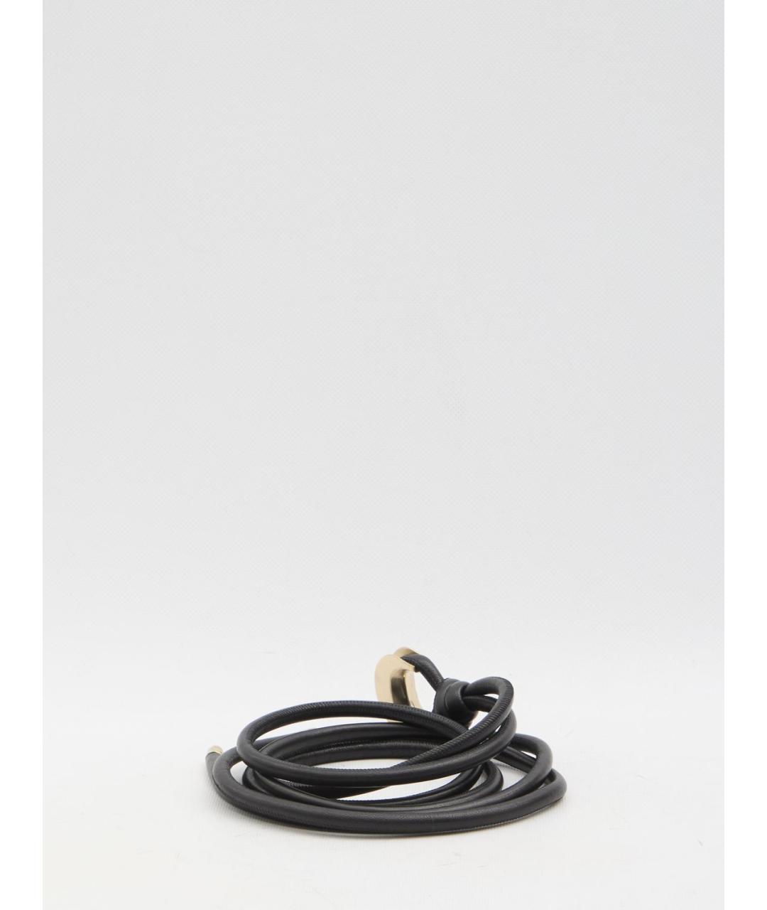 GOLDEN GOOSE DELUXE BRAND Черный кожаный ремень, фото 2