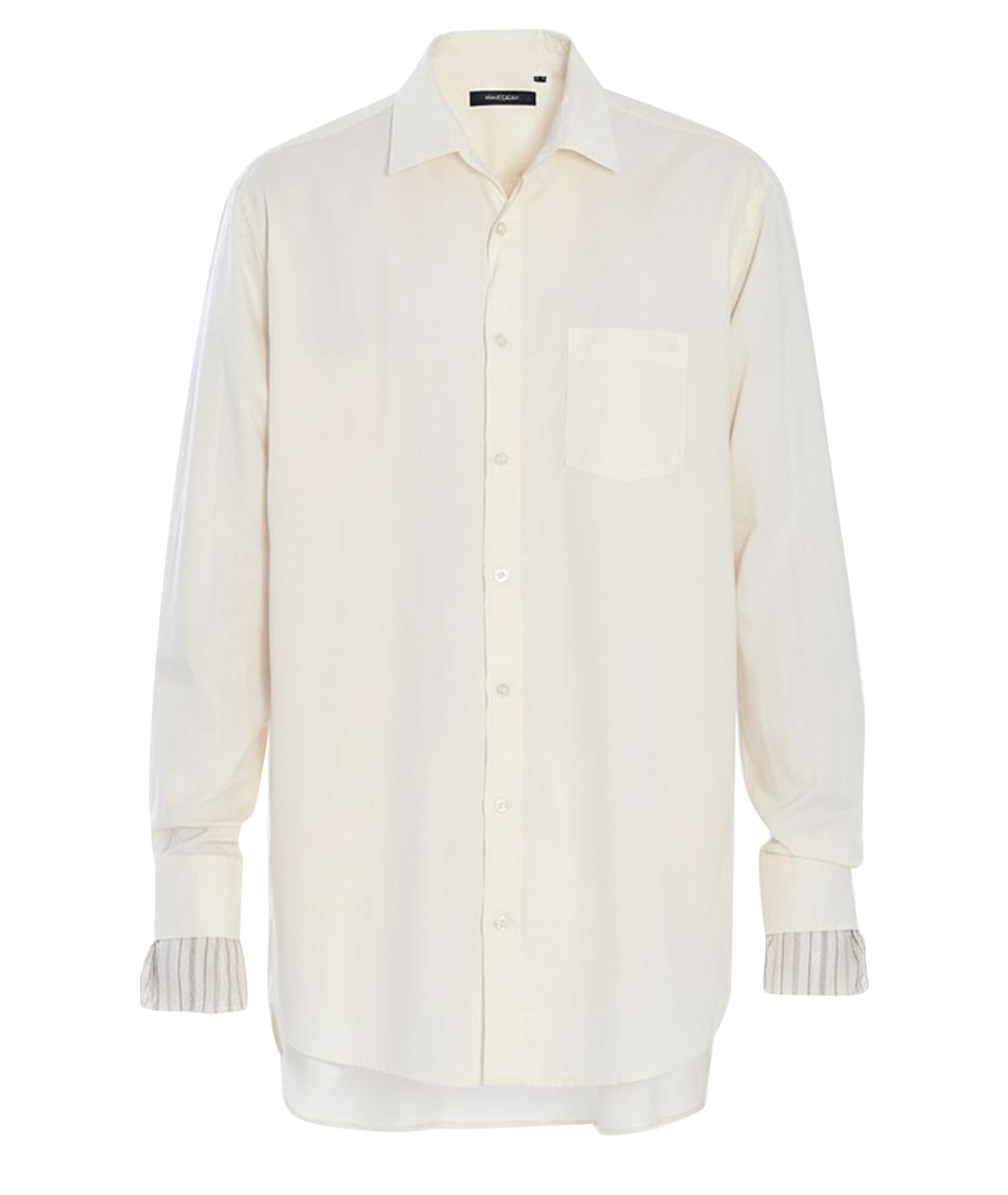 MAISON MARGIELA Белая шерстяная кэжуал рубашка, фото 1