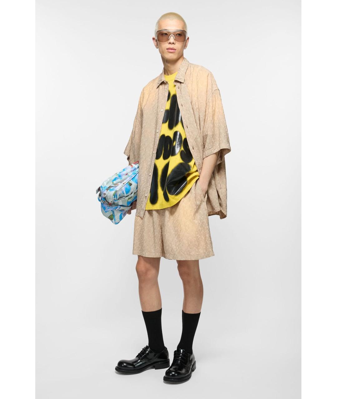 ACNE STUDIOS Серые хлопковые шорты, фото 4