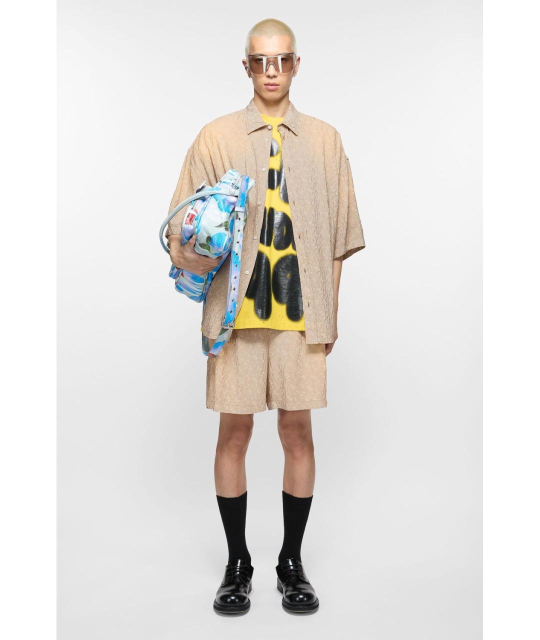 ACNE STUDIOS Серые хлопковые шорты, фото 2