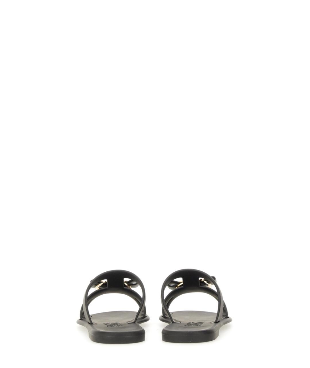 FERRAGAMO Черные сандалии, фото 3