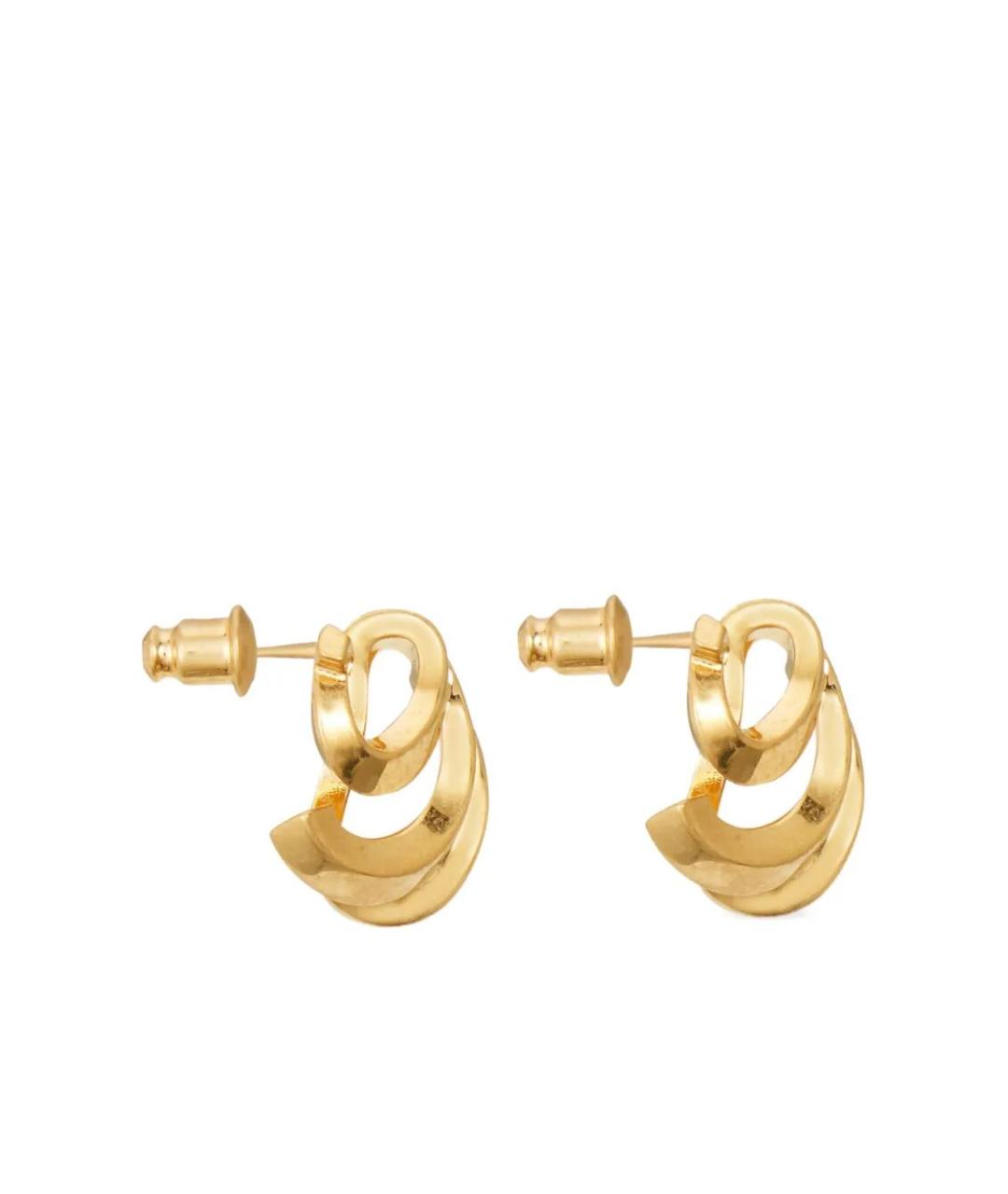 FERRAGAMO Золотые латунные серьги, фото 5