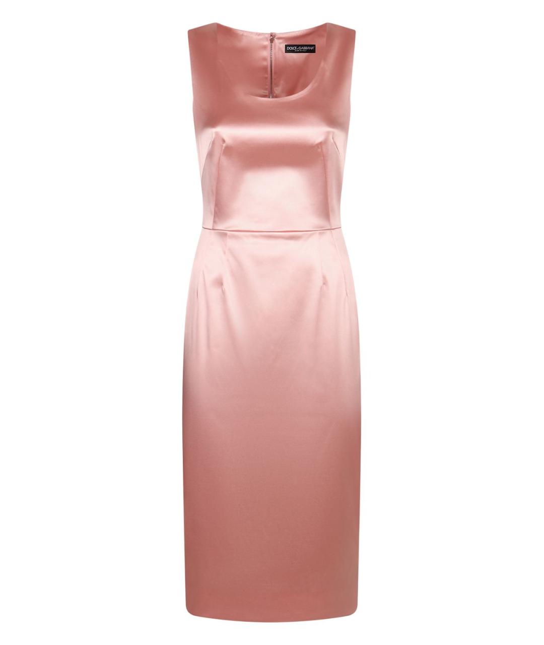 DOLCE&GABBANA Розовое полиамидовое повседневное платье, фото 1