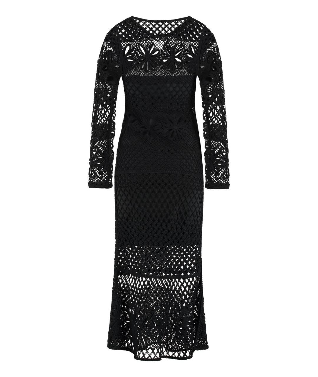 PINKO Черное полиэстеровое повседневное платье, фото 2