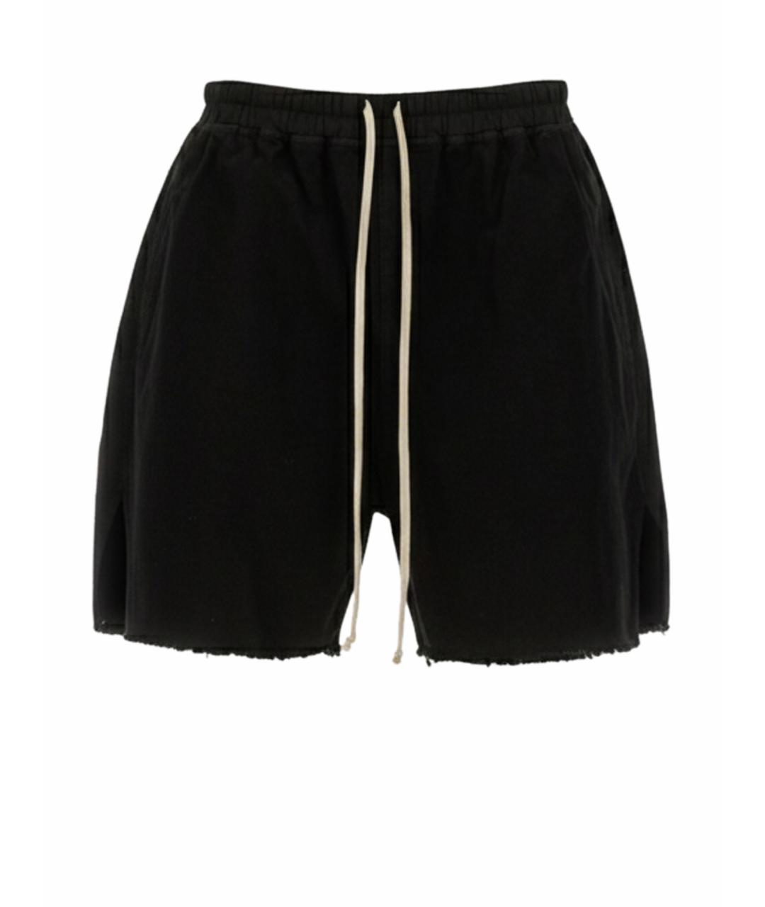 RICK OWENS DRKSHDW Черные хлопковые шорты, фото 1
