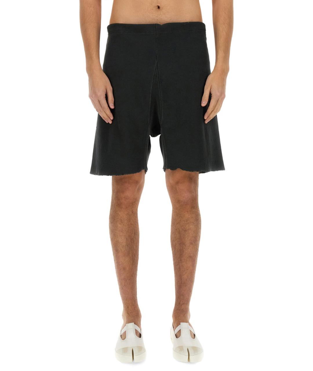 MAISON MARGIELA Черные хлопковые шорты, фото 2