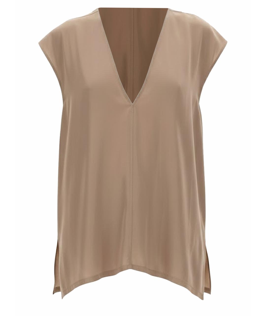 RICK OWENS Бежевая футболка, фото 6